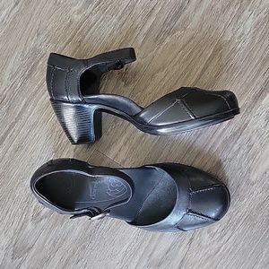 Dansko Black Heeled Women's Shoes